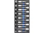 BGS Technic BGS 4116 Zástrčné hlavice 1/2" šestihrané 5 ÷ 19 mm. Sada 24 dílů