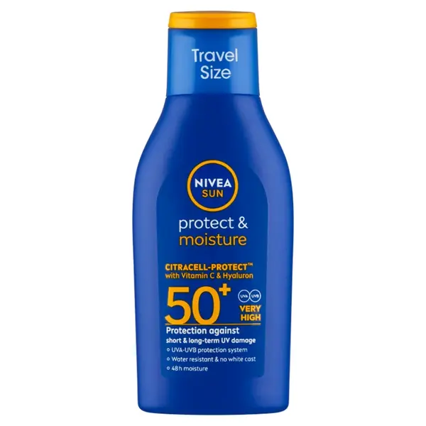 NIVEA Sun Protect & Moisture mléko mini SPF 50+ 100 ml