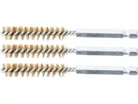 BGS Technic BGS 3078-10-M Mosazné kartáče pr. 10 mm, upínání 1/4", 3 ks (Sada BGS 3078)
