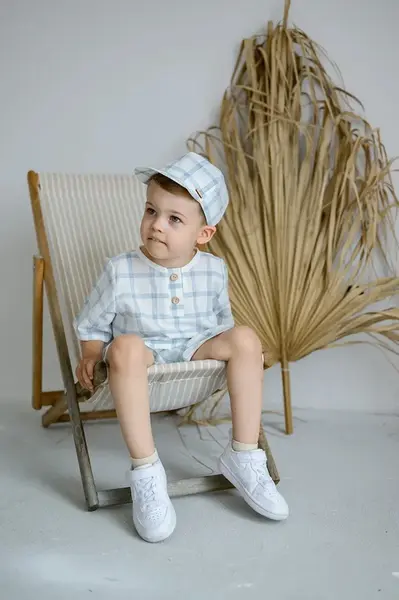 Dětská plátěná čepice Jamiks RAMSEY