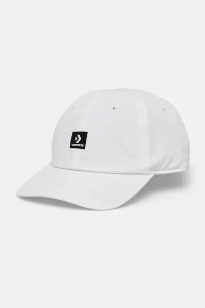 Bavlněná baseballová čepice Converse béžová barva, s aplikací, 10027420-A04