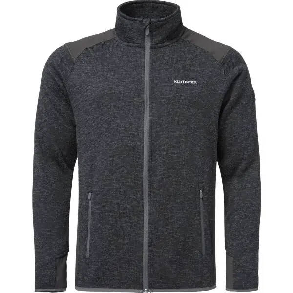 Klimatex NEVIS Pánský kombinovaný svetr, tmavě šedá, velikost XXL