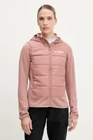 Sportovní bunda adidas TERREX Multi Hybrid oranžová barva, JD8416