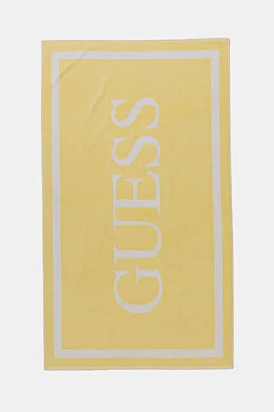 Bavlněný ručník Guess žlutá barva, E5GZ13 SG00P