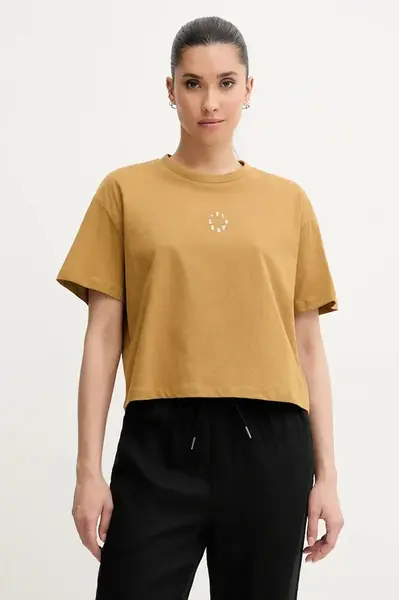 Tričko s příměsí lnu Picture Hampy