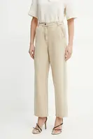 Bavlněné kalhoty MAX&Co. high waist, 2516131013200