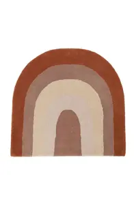 Vlněný kobereček OYOY Rainbow 90 x 88 cm