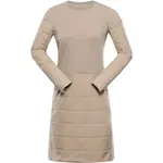 ALPINE PRO OLWA Dámské zimní šaty, béžová, velikost