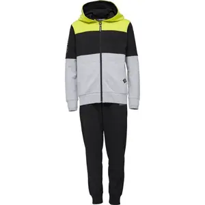 Lewro MARTYN Chlapecká tepláková souprava, černá, velikost 128-134