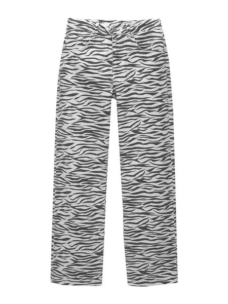 Pull&Bear Džínsy  čierny denim / biely denim