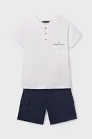 Dětská bavlněná souprava Mayoral modrá barva, 6676