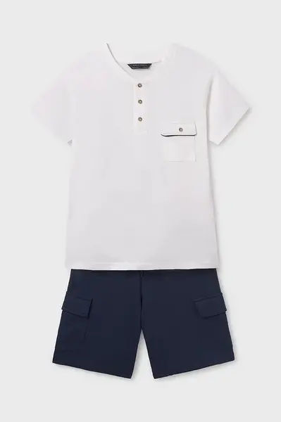 Dětská bavlněná souprava Mayoral modrá barva, 6676