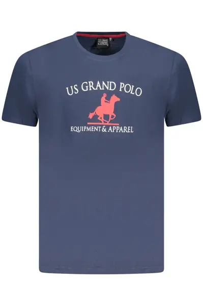 US GRAND POLO SHORT SLEEVE T-SHIRT MEN BLUE