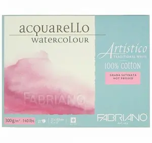 Fabriano Artistico Hot pressed 45,5x61cm 300g blok pro akvarel