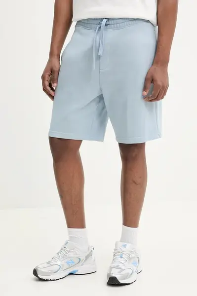 Bavlněné šortky HUGO Dayono modrá barva, 50530696