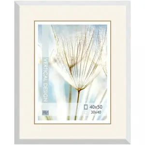 Dřevěný rám bílý Avon – 40x50cm