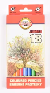 Koh-i-noor souprava pastelek JUMBO/Krajina 18 ks