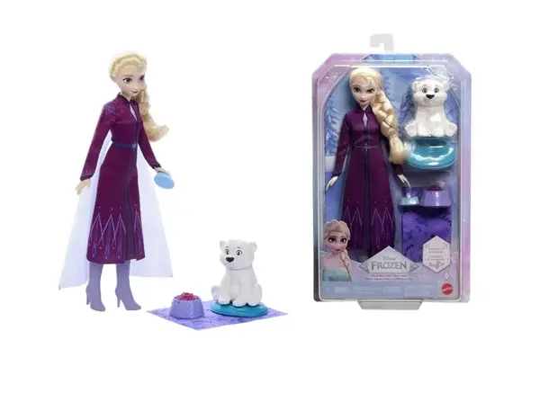 Mattel Frozen Elsa s medveďom