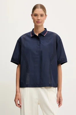 Polo tričko Lacoste dámské, tmavomodrá barva, CF0060