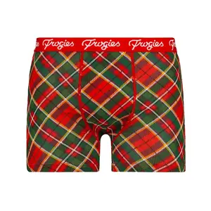 Pánske boxerky Tartan Frogies Christmas