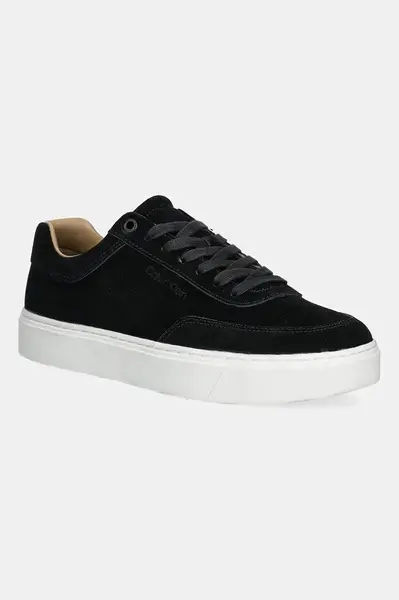 Semišové tenisky Calvin Klein CLEAN CUP LOW LACEUP OXF SU