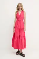 Šaty Morgan růžová barva, maxi, RASKA