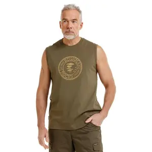 Bushman Pánsky nátelník Kunto, tmavá khaki XXL