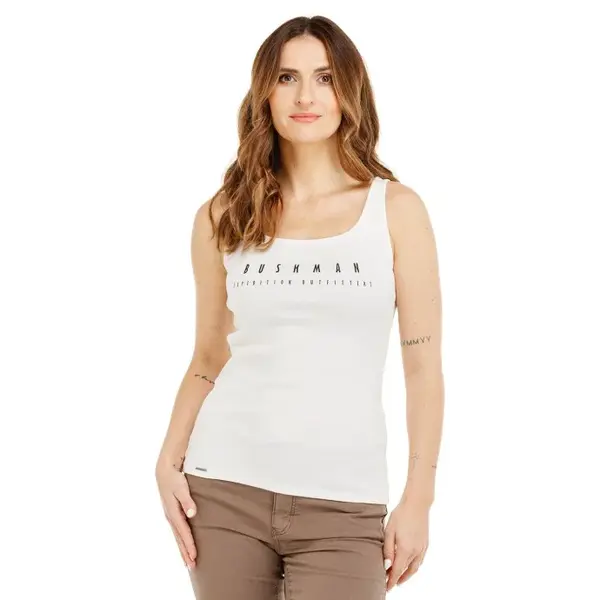 Bushman Dámske tielko Beli, biele XL