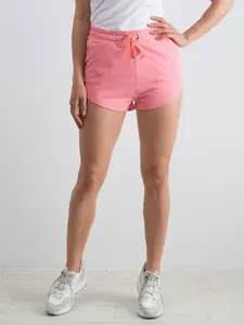 Růžové bavlněné kraťasy