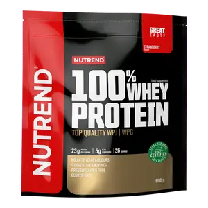 Nutrend 100% Whey Protein strawberry 800 g