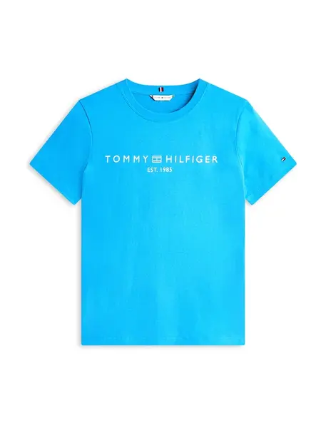 TOMMY HILFIGER Tričko  azúrová / biela