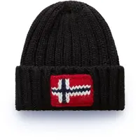 Napapijri F-SEMIURY Zateplená čiapka, čierna, veľkosť UNI