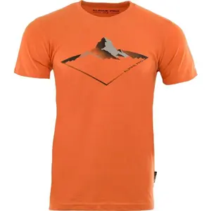 ALPINE PRO BREGAR Pánske tričko, oranžová, veľkosť