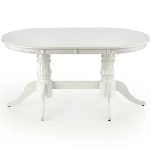 Rozkladací stôl Joseph 150/190x90cm Mdf/Drevo – Biely