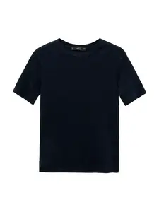 MANGO Tričko 'VILAFLOR'  námornícka modrá