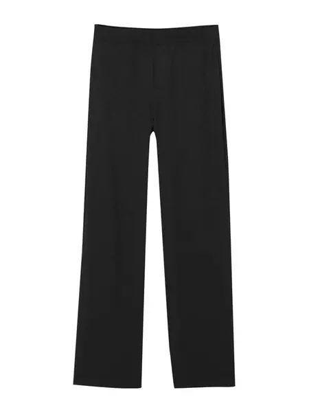 Pull&Bear Nohavice  čierna