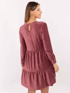 Dress-D10040Z30289-dark pink