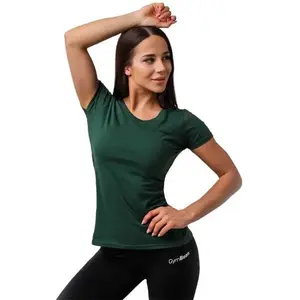 GymBeam BASIC W Dámske tričko, tmavo zelená, veľkosť