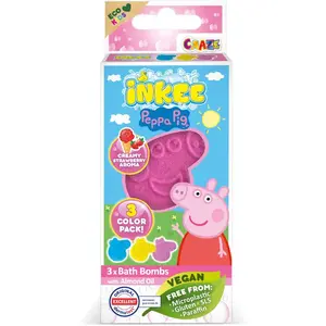 Peppa Pig Bath Bomb bomba do kúpeľa pre deti 3x15 g
