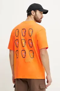 Bavlněné tričko The North Face Nuptse Oversized