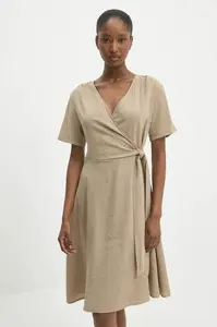 Lněné šaty Answear.LAB