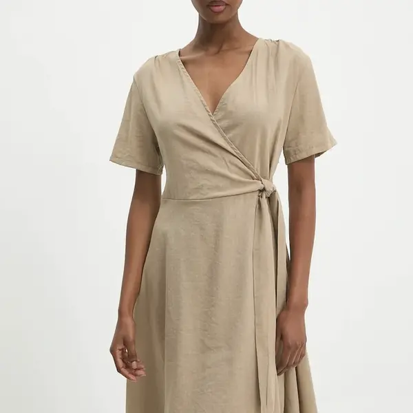 Lněné šaty Answear.LAB