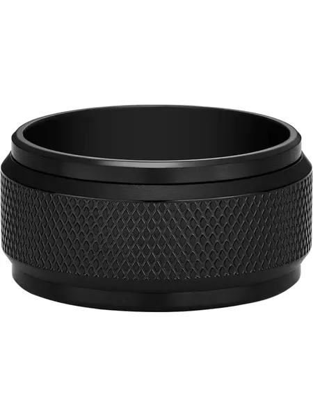 FOSSIL Prsteň 'Knox'  čierna