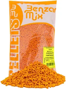 Benzar mix mikro pelety feeder 800 g 1,5 mm - čokoláda pomeranč