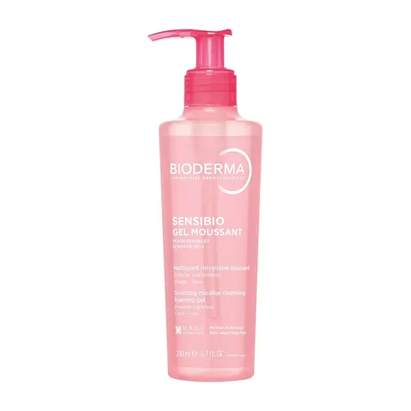 BIODERMA Sensibio Gel Moussant čisticí pěnivý gel 200 ml