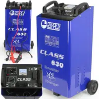 RIPPER Nabíječka autobaterií - startovací zdroj, 12V/24V, 60-800 Ah, pojízdný - Class 630