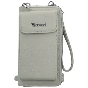 Dámská crossbody kapsa světle šedá - Coveri Vivika