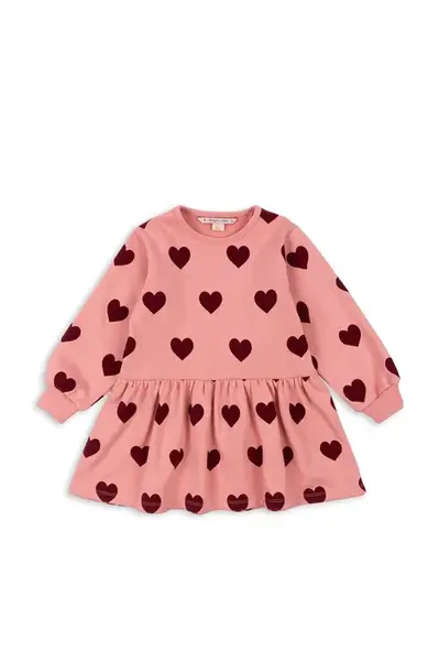 Dívčí šaty Konges Sløjd LOU SWEAT DRESS OCS