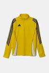 Dětská mikina adidas Performance žlutá barva, vzorovaná, IR9365