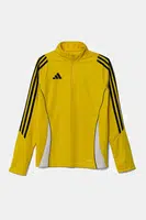 Dětská mikina adidas Performance žlutá barva, vzorovaná, IR9365